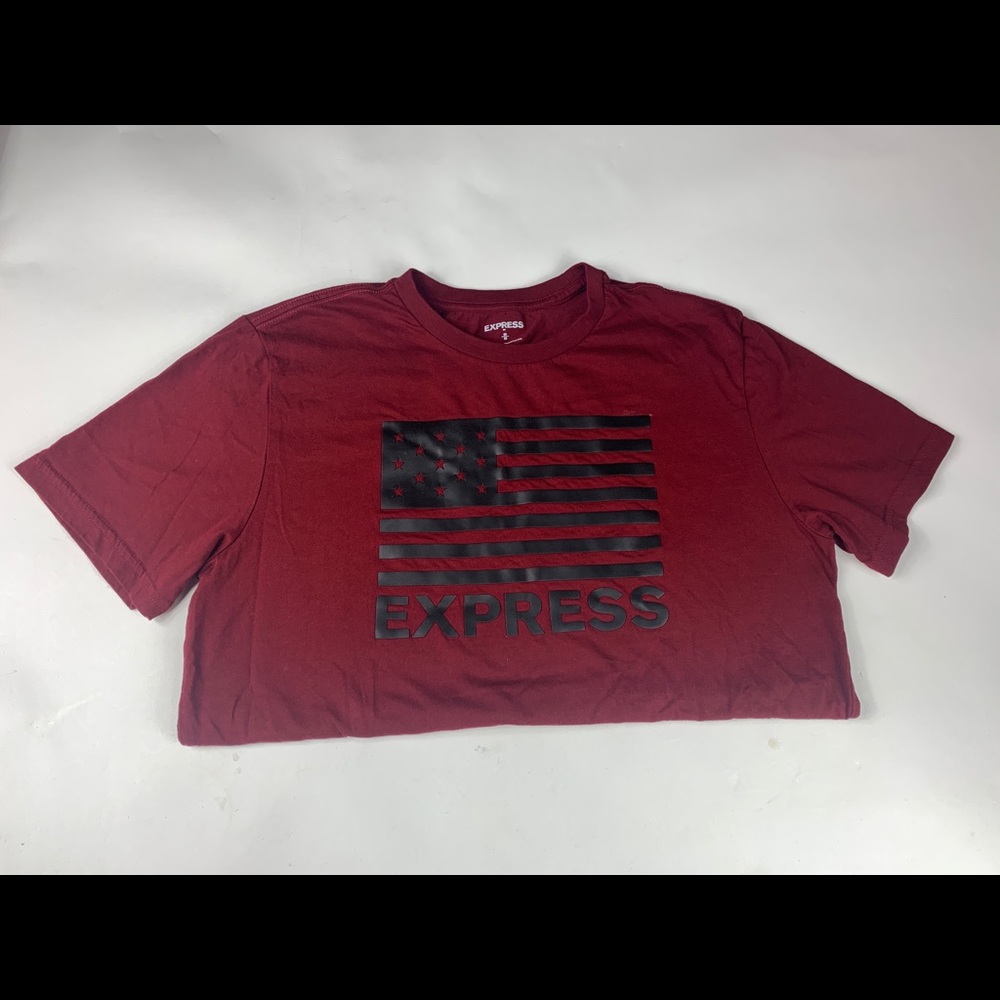 Express T Shirt with Flag